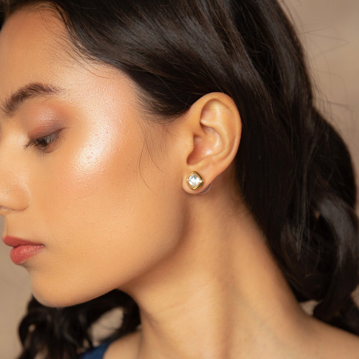 Kundan Polki Kite Studs