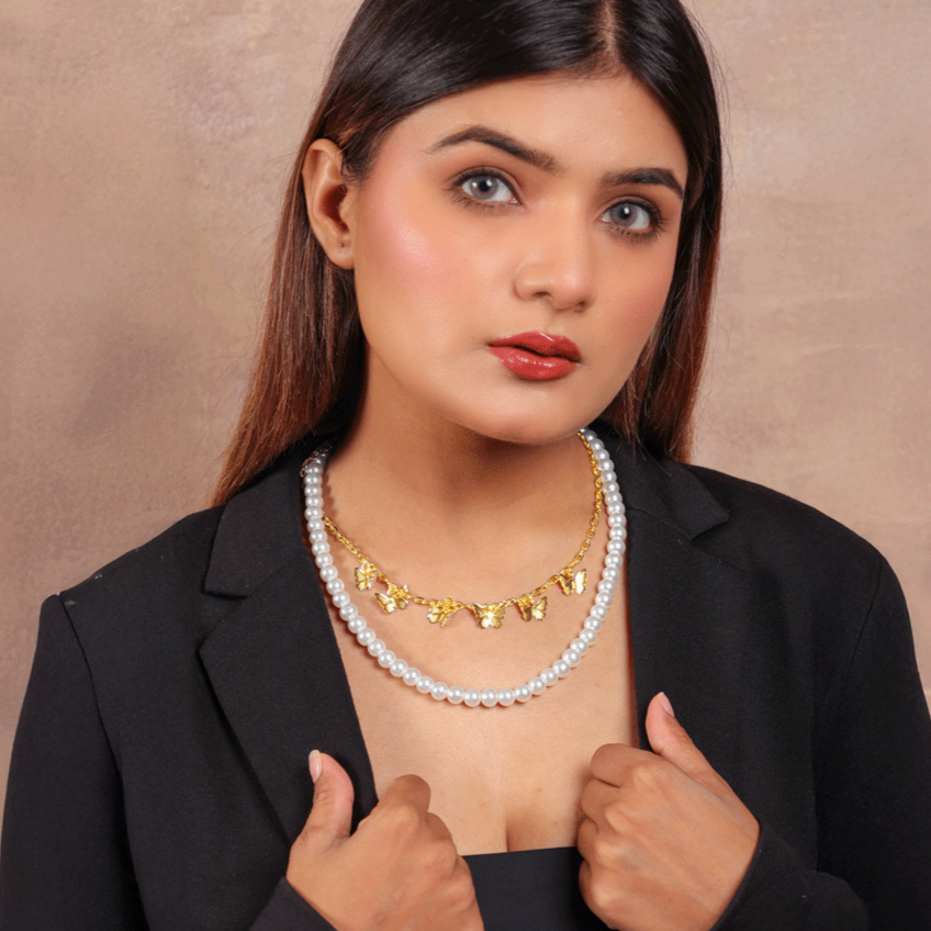 Pearl Wing Neckpiece