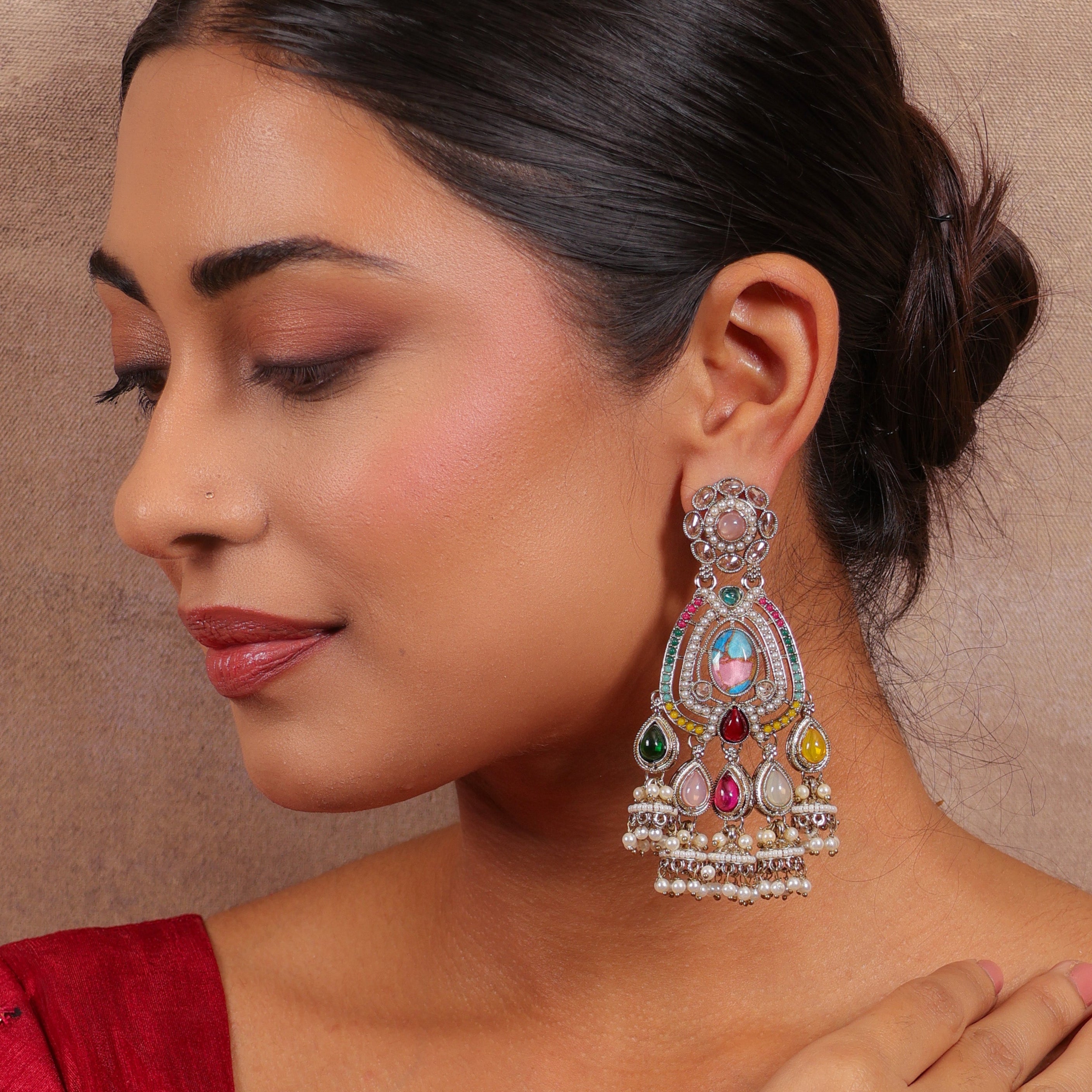Colorful Charm jhumka