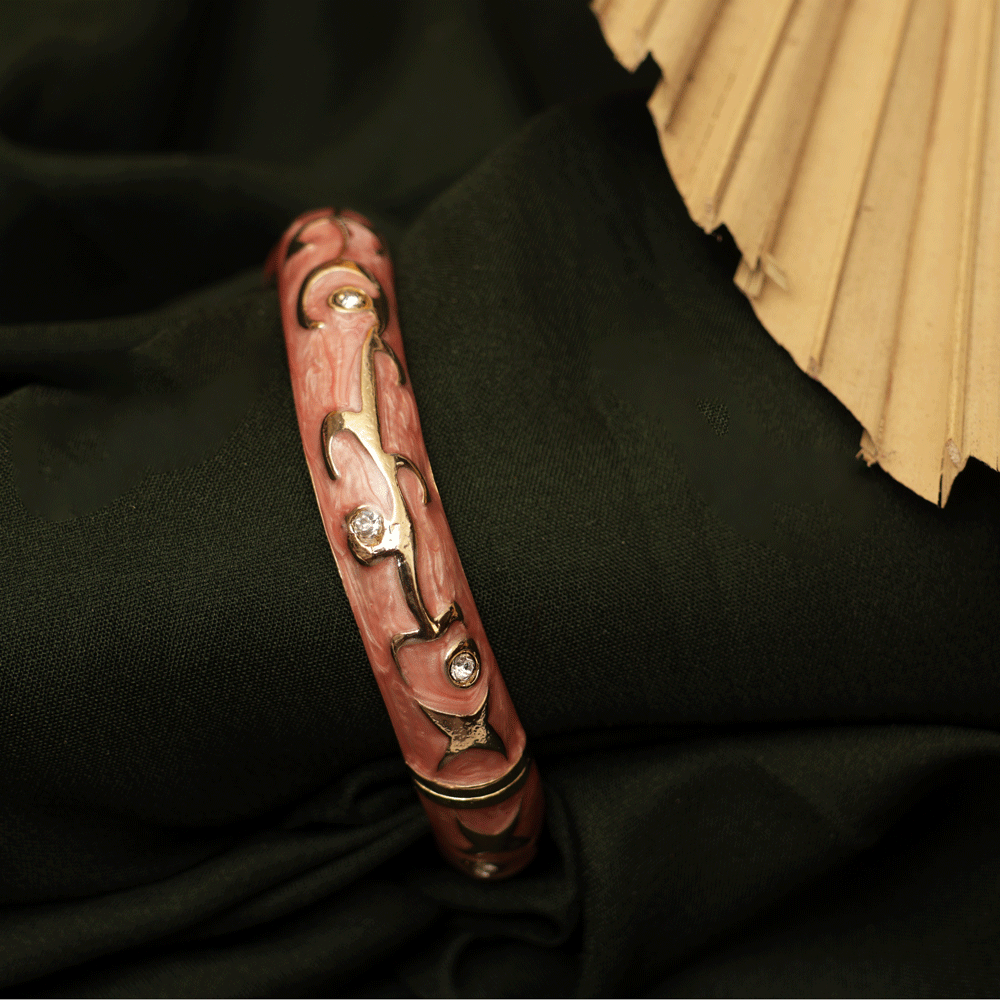 Meenakari Bracelet (Pink)