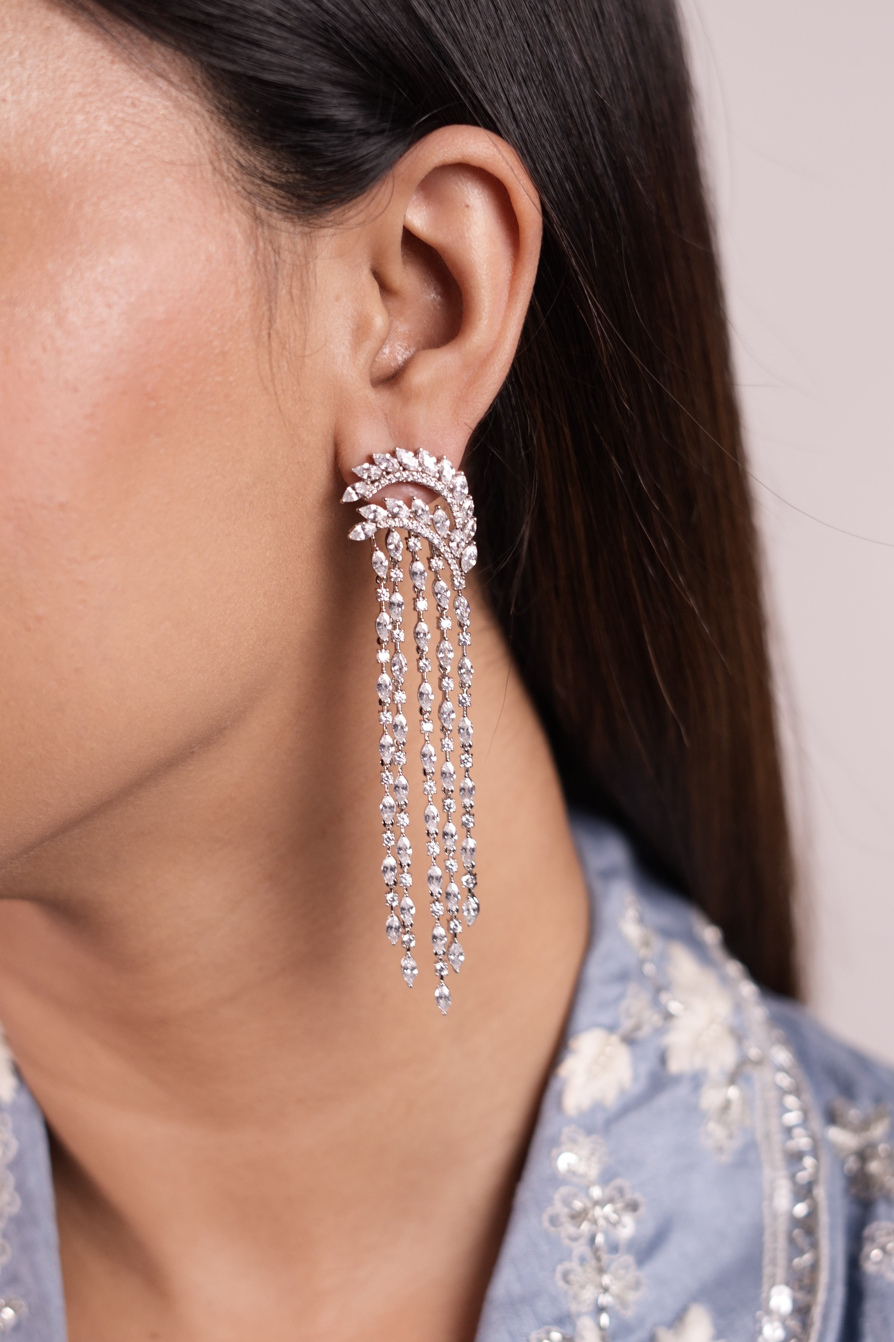 Bullet Cut CZ Dangler