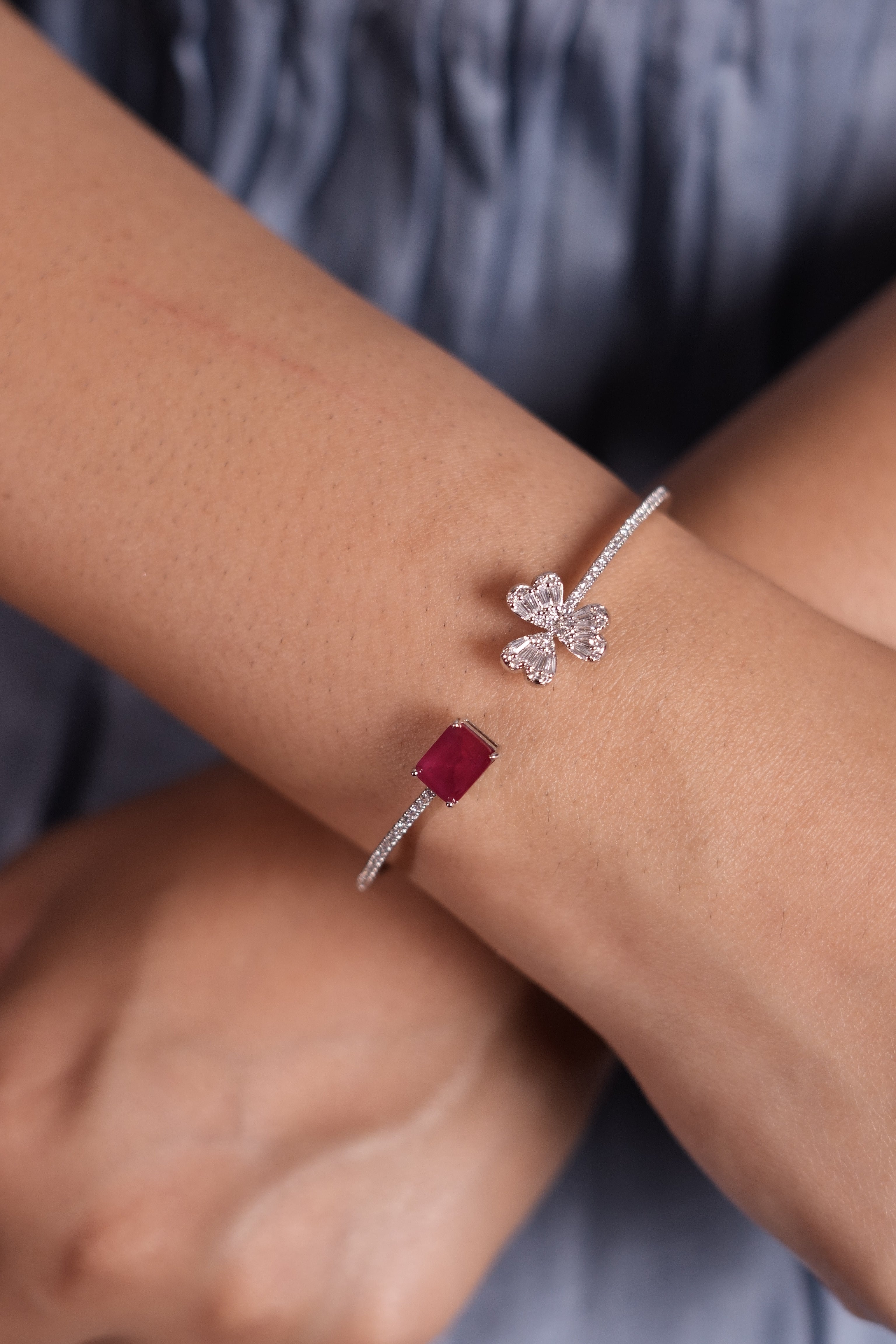 Open ruby Bracelet