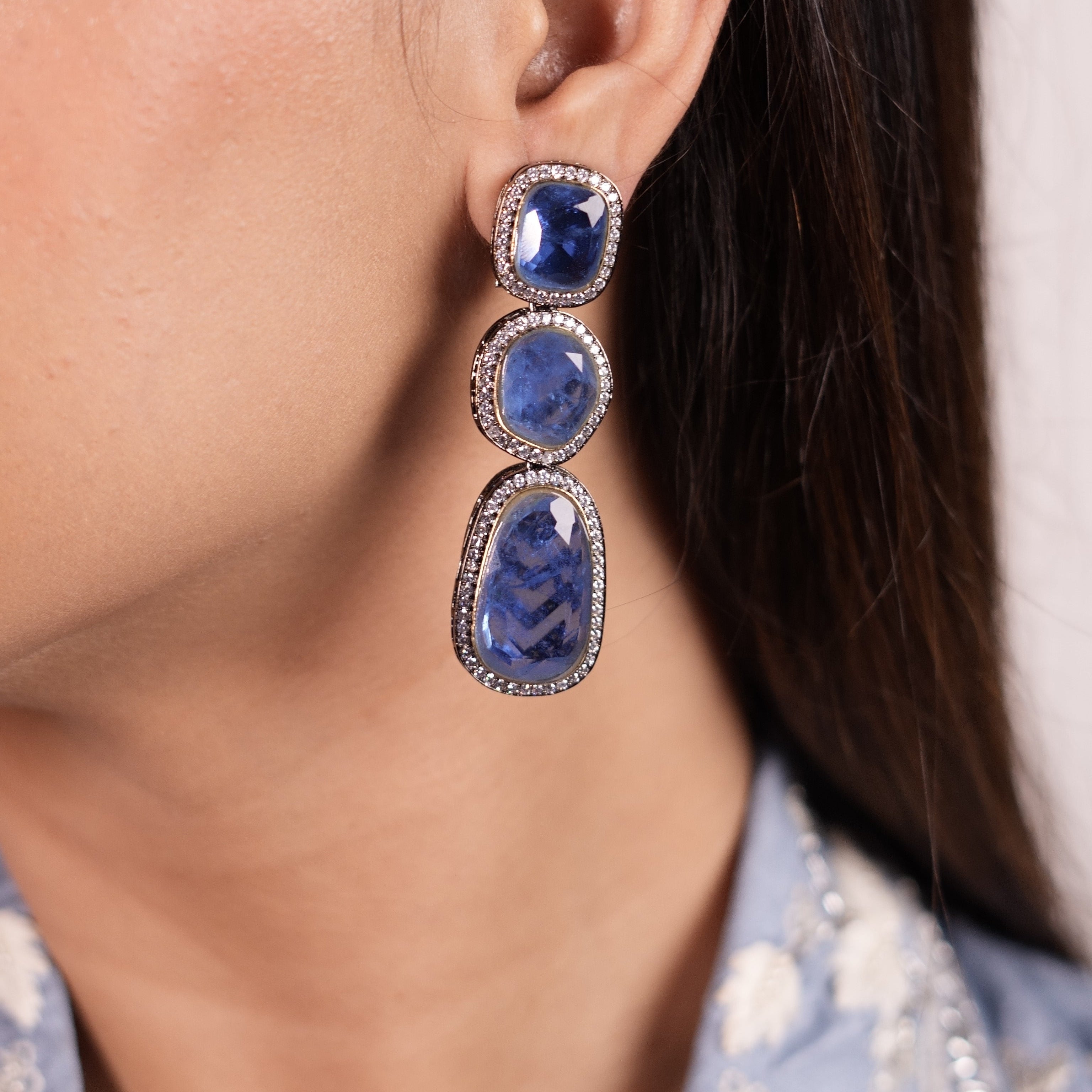 Crystal Fall danglers