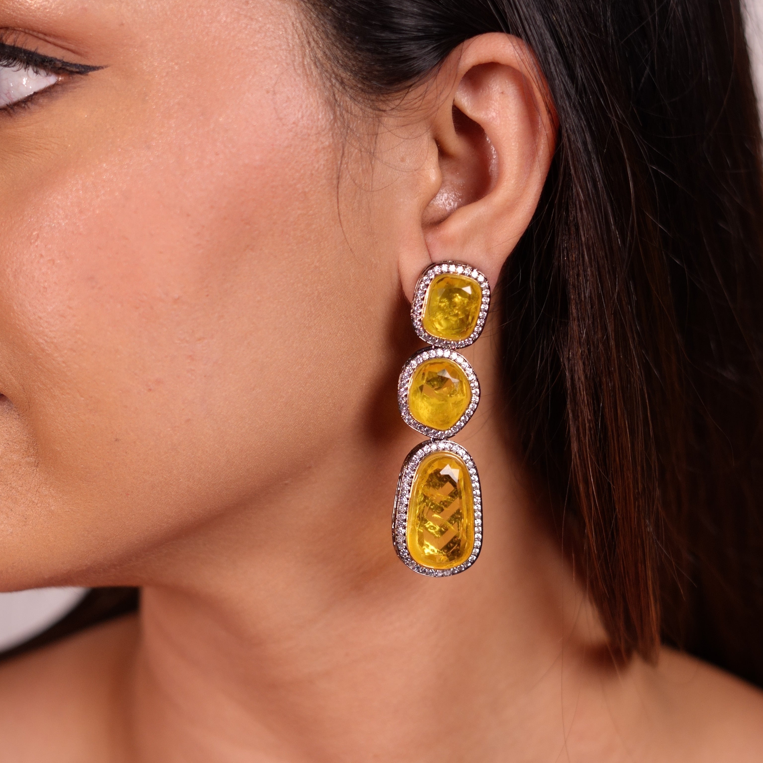 Crystal Fall danglers