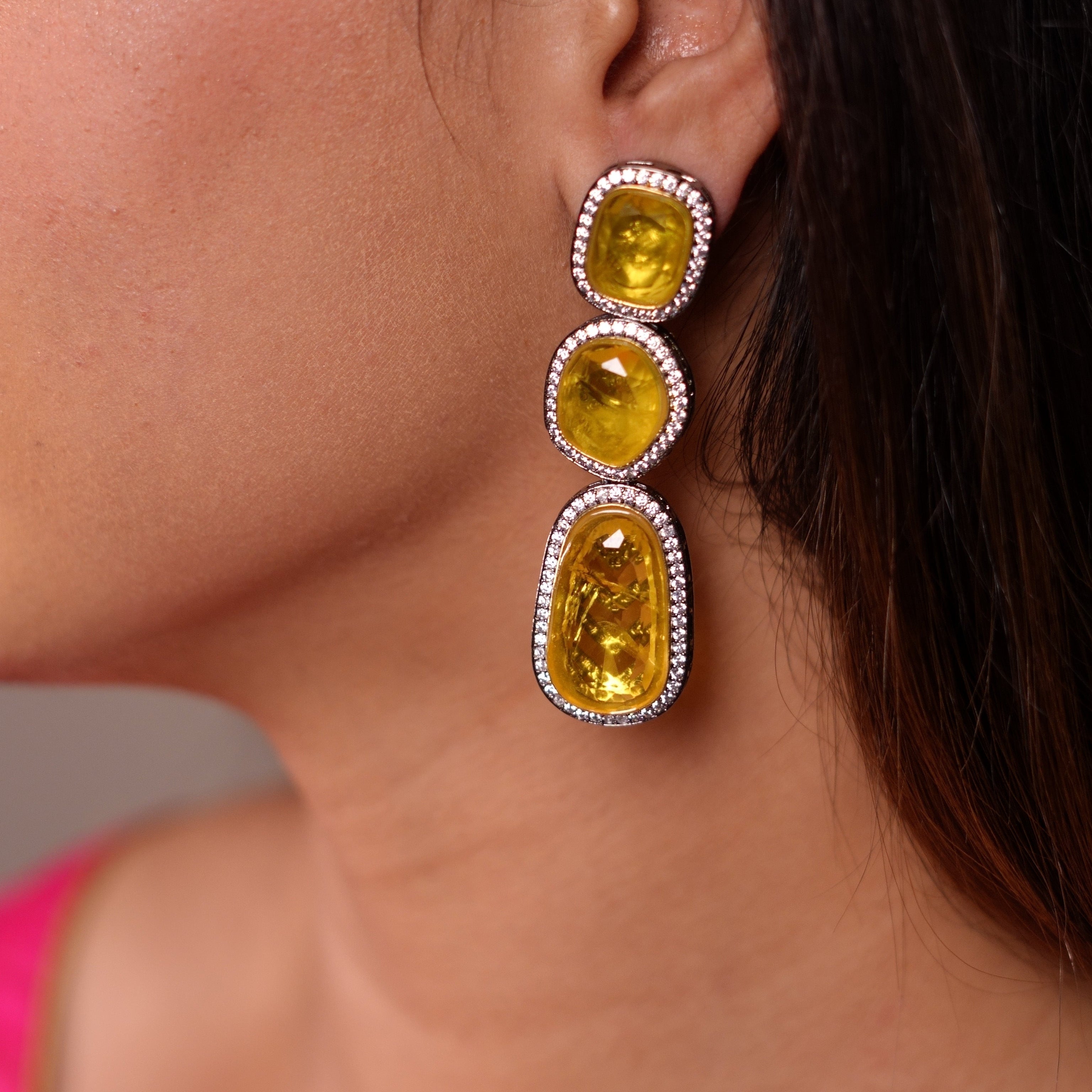 Crystal Fall danglers