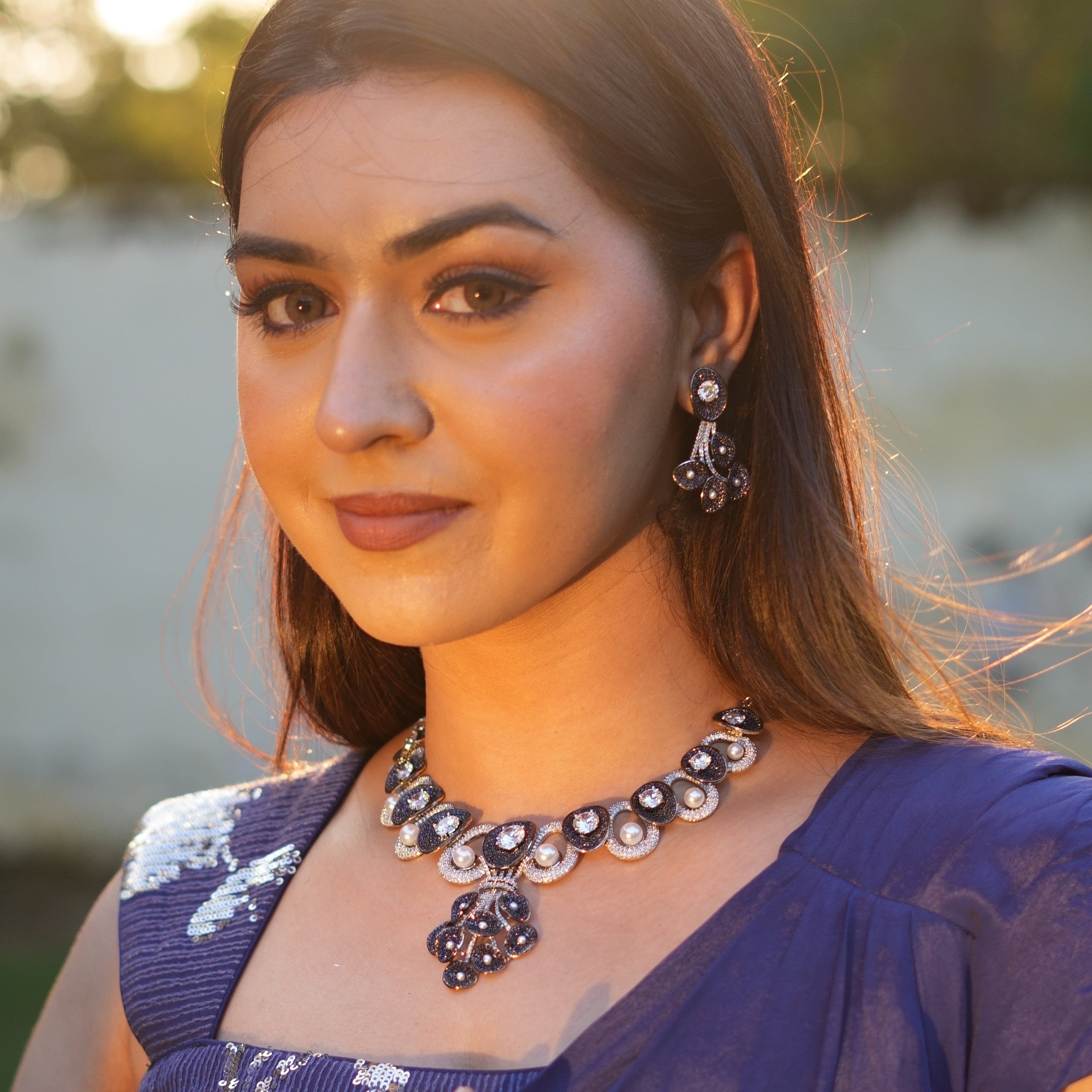 Midnight Royale Sapphire Necklace