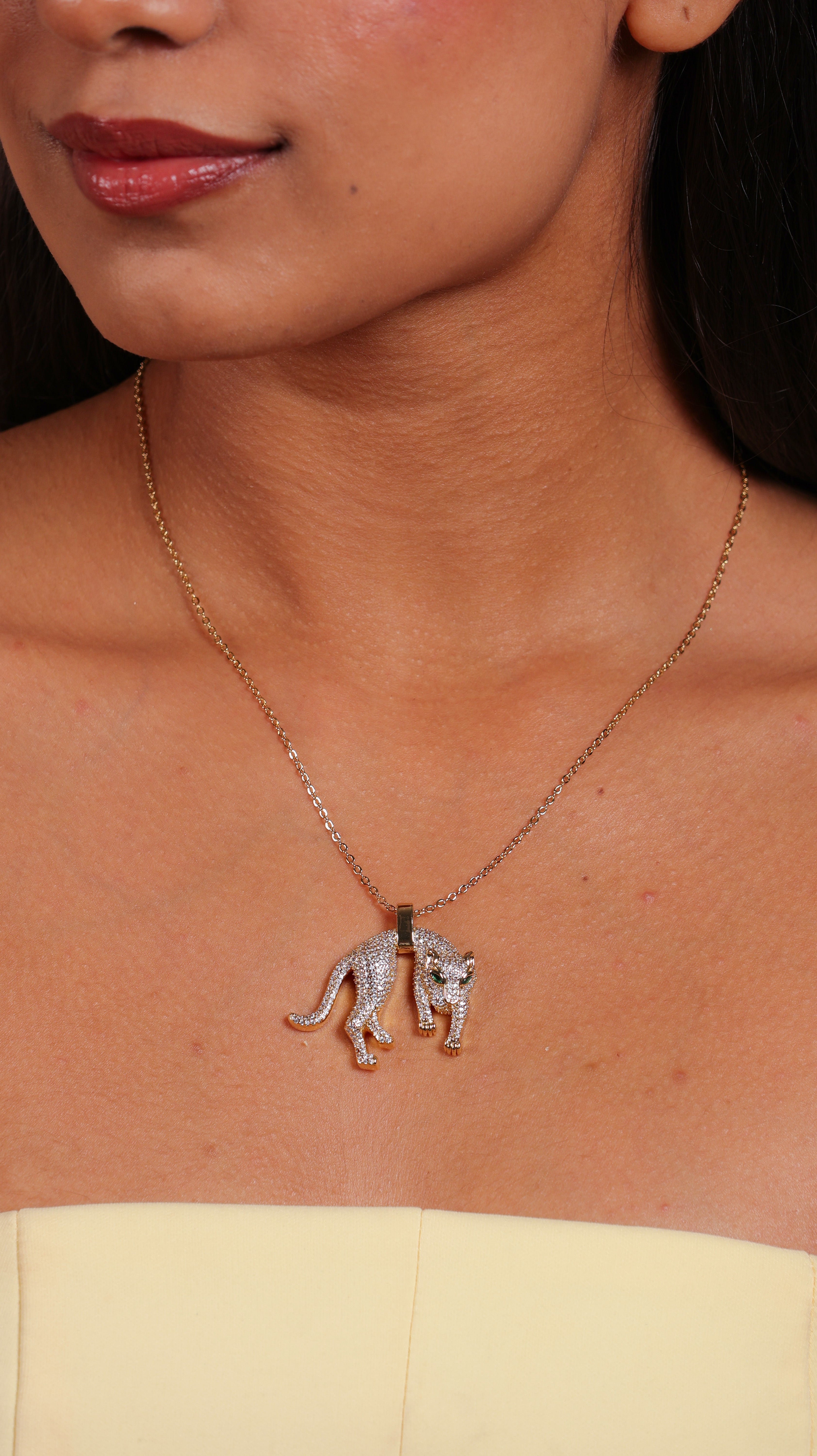 Golden Bagheera pendant