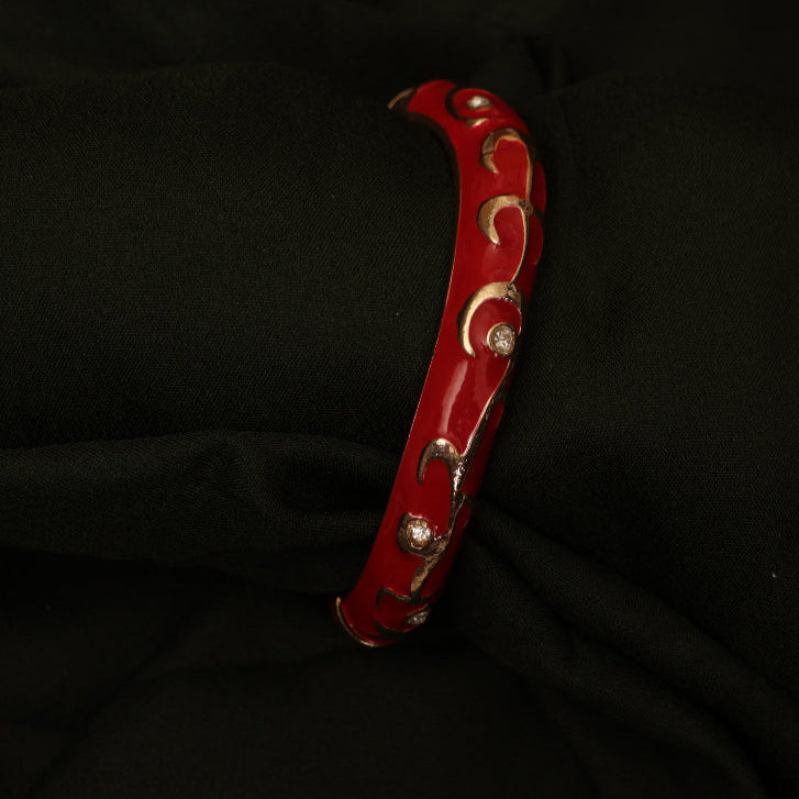 Meenakari Bracelet (Red)