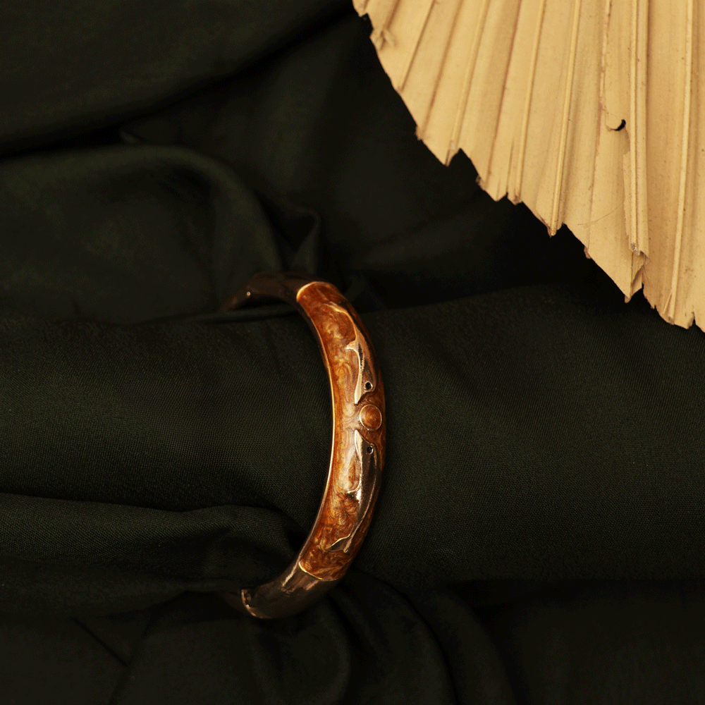 Wooden Meenakari Bracelet