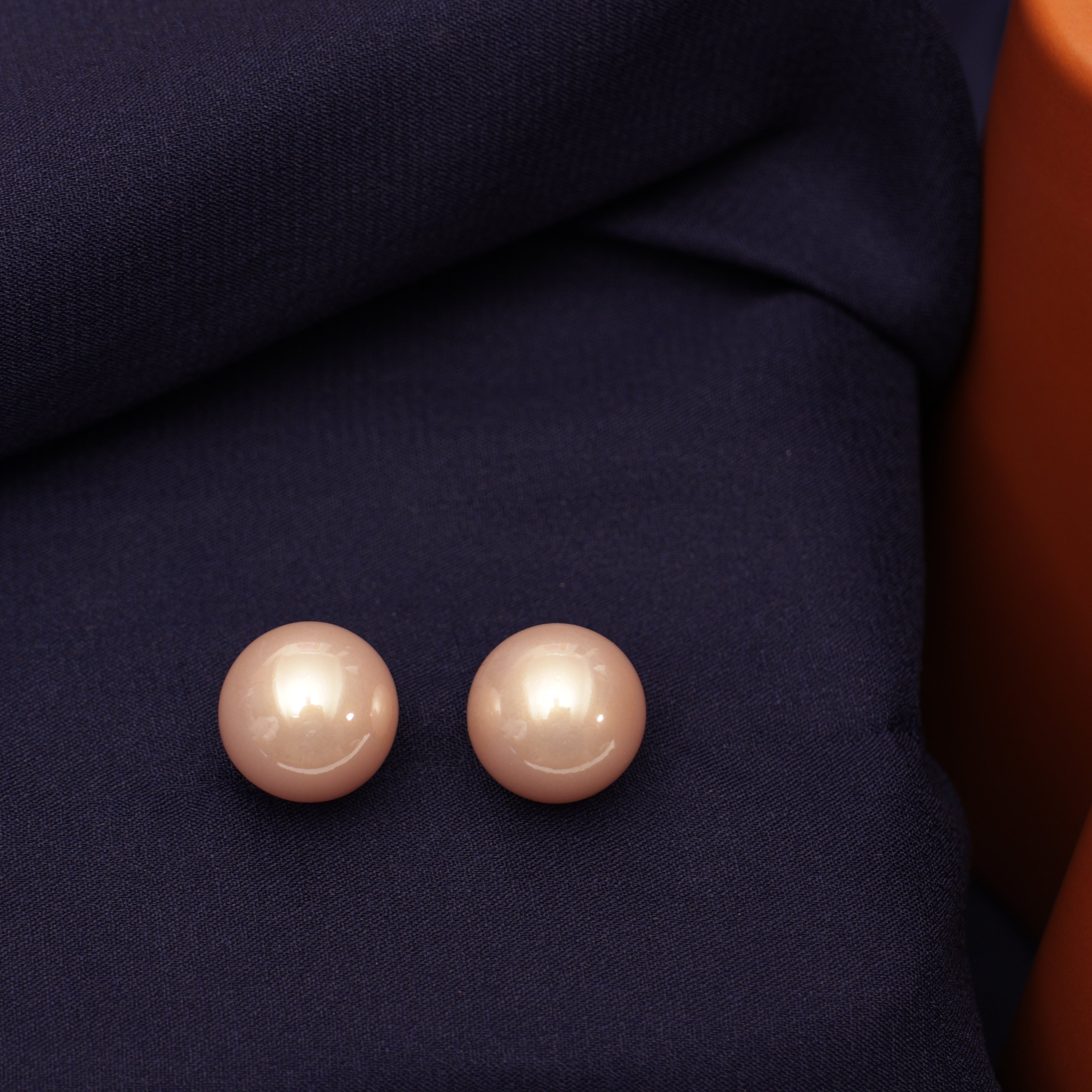 Pink Pearl Studs