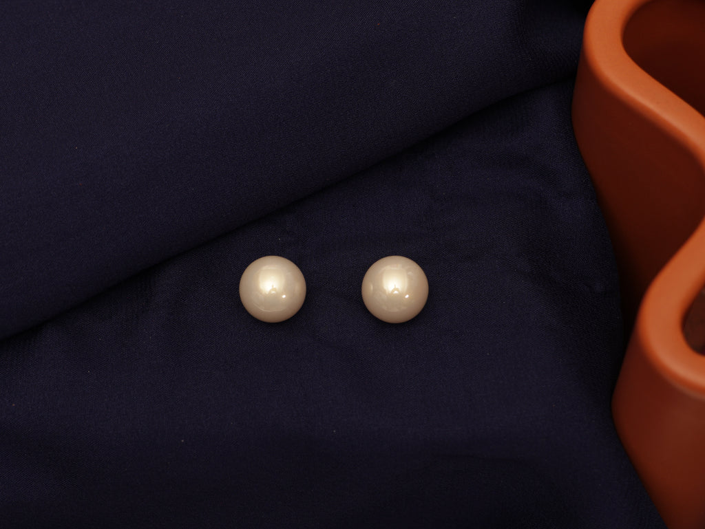 White Pearl Studs