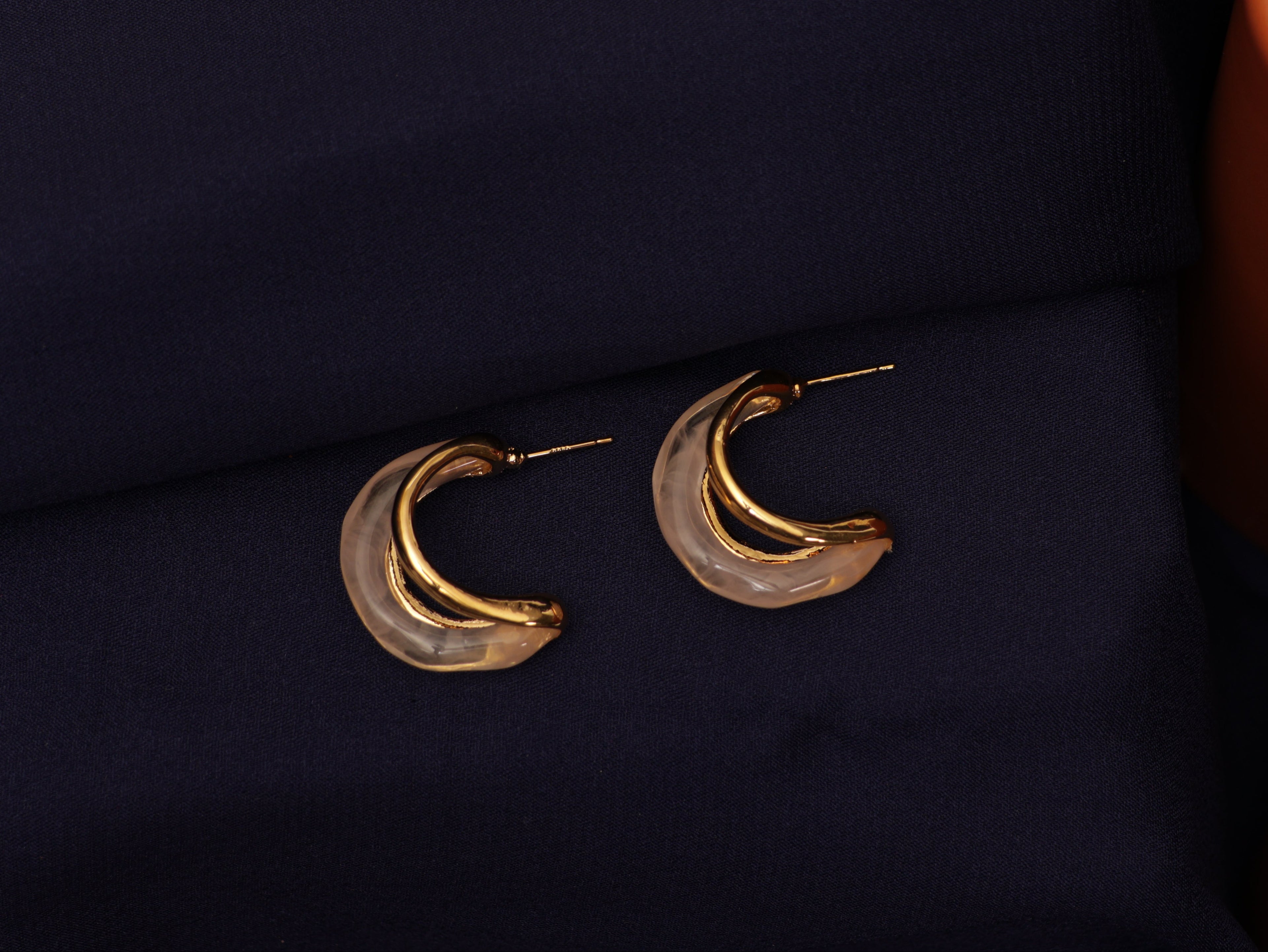 Pink Layered Raisin Hoops
