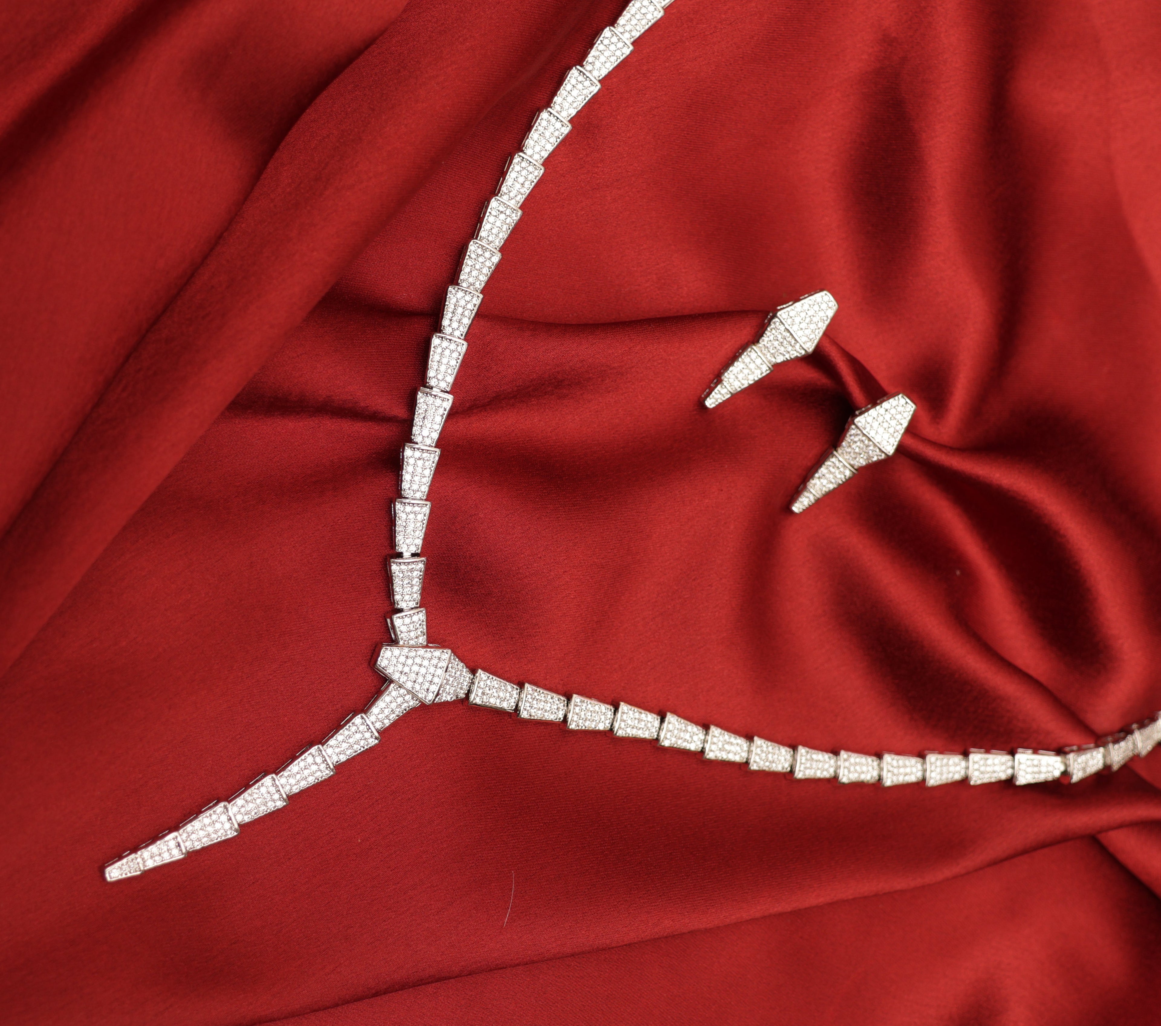 Serpentina CZ Necklace