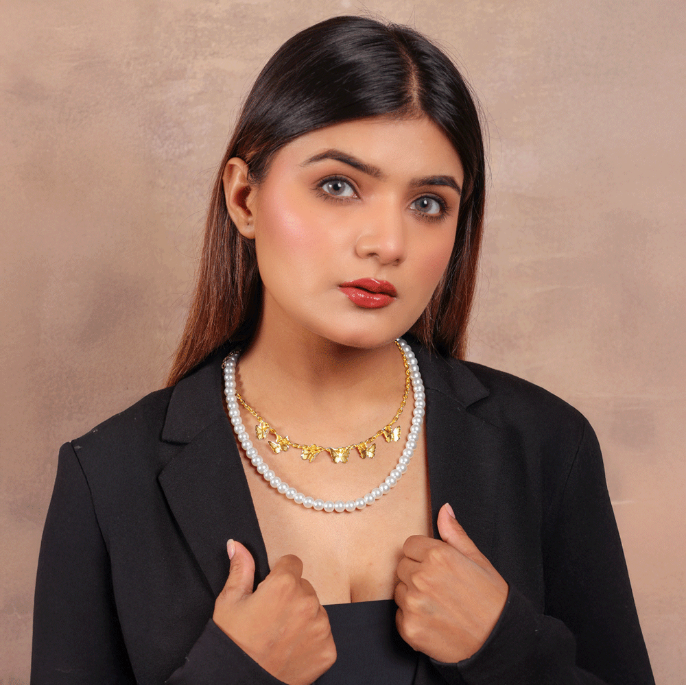 Pearl Wing Neckpiece