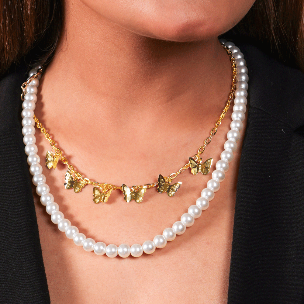 Pearl Wing Neckpiece