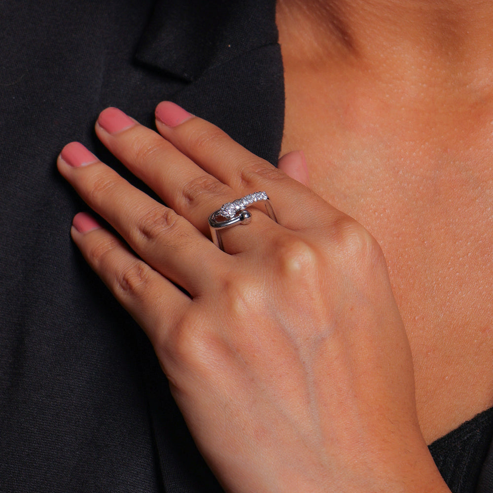 Sparkle Loop Ring