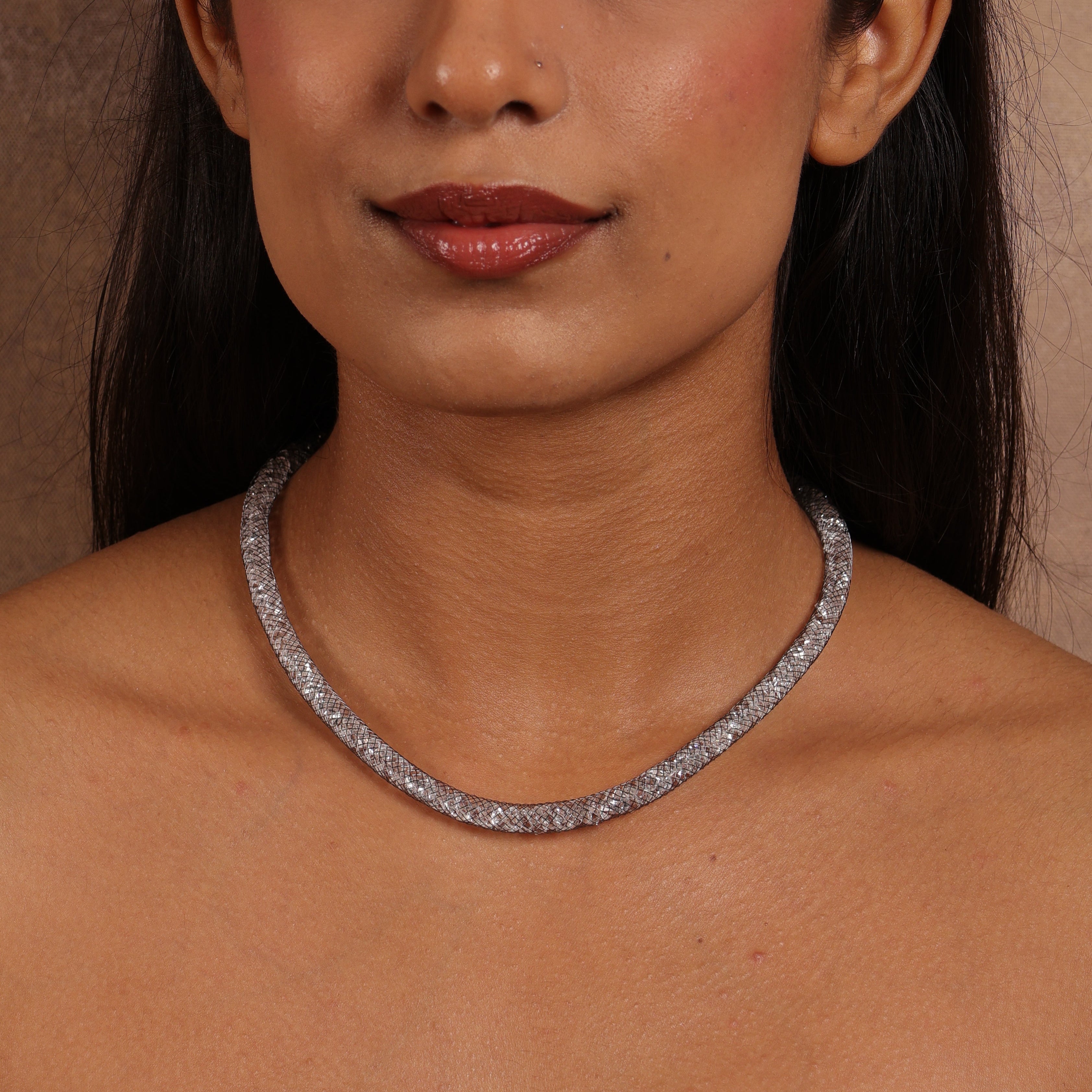 Moonlight Mesh Neckpiece