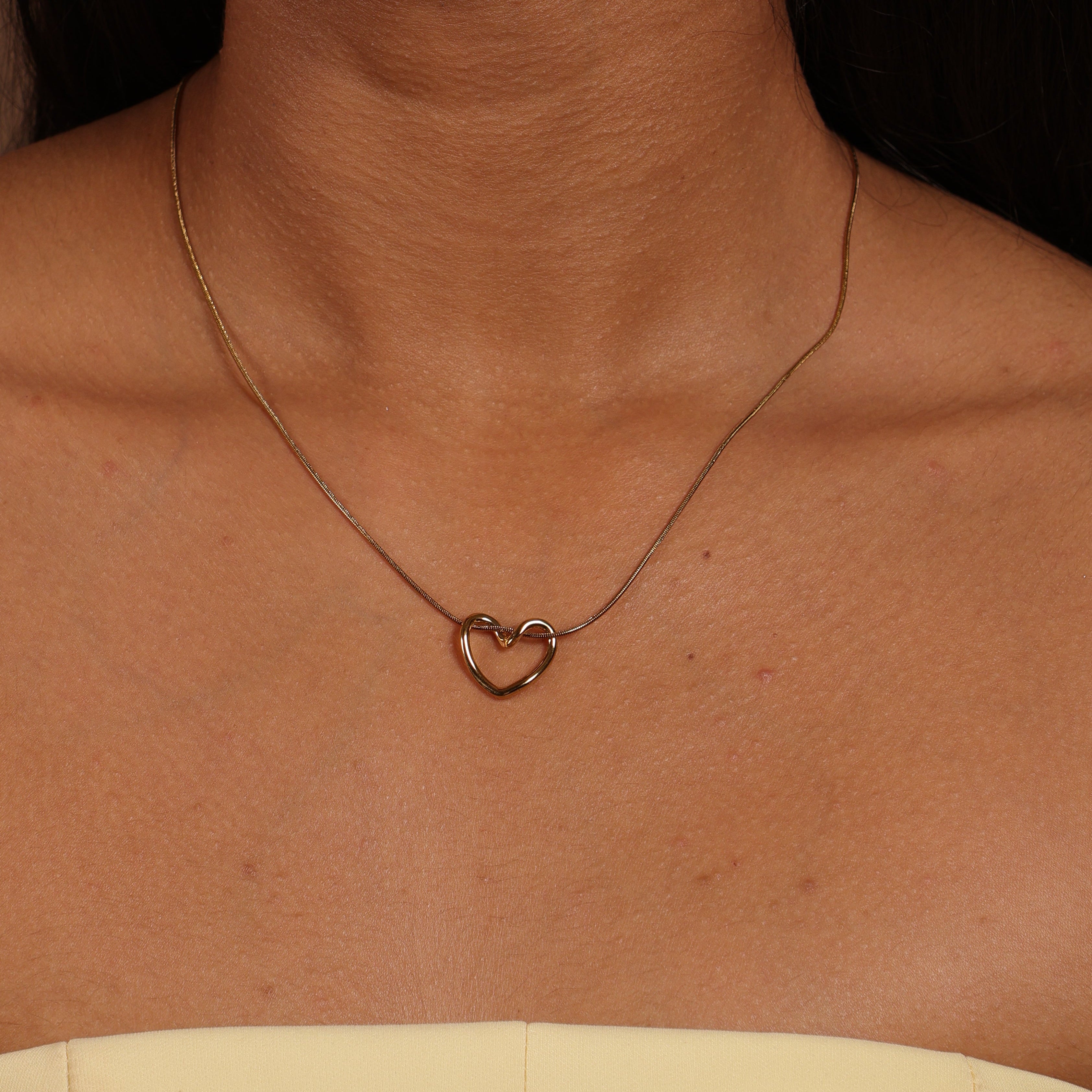 Minimal Heart Pendant