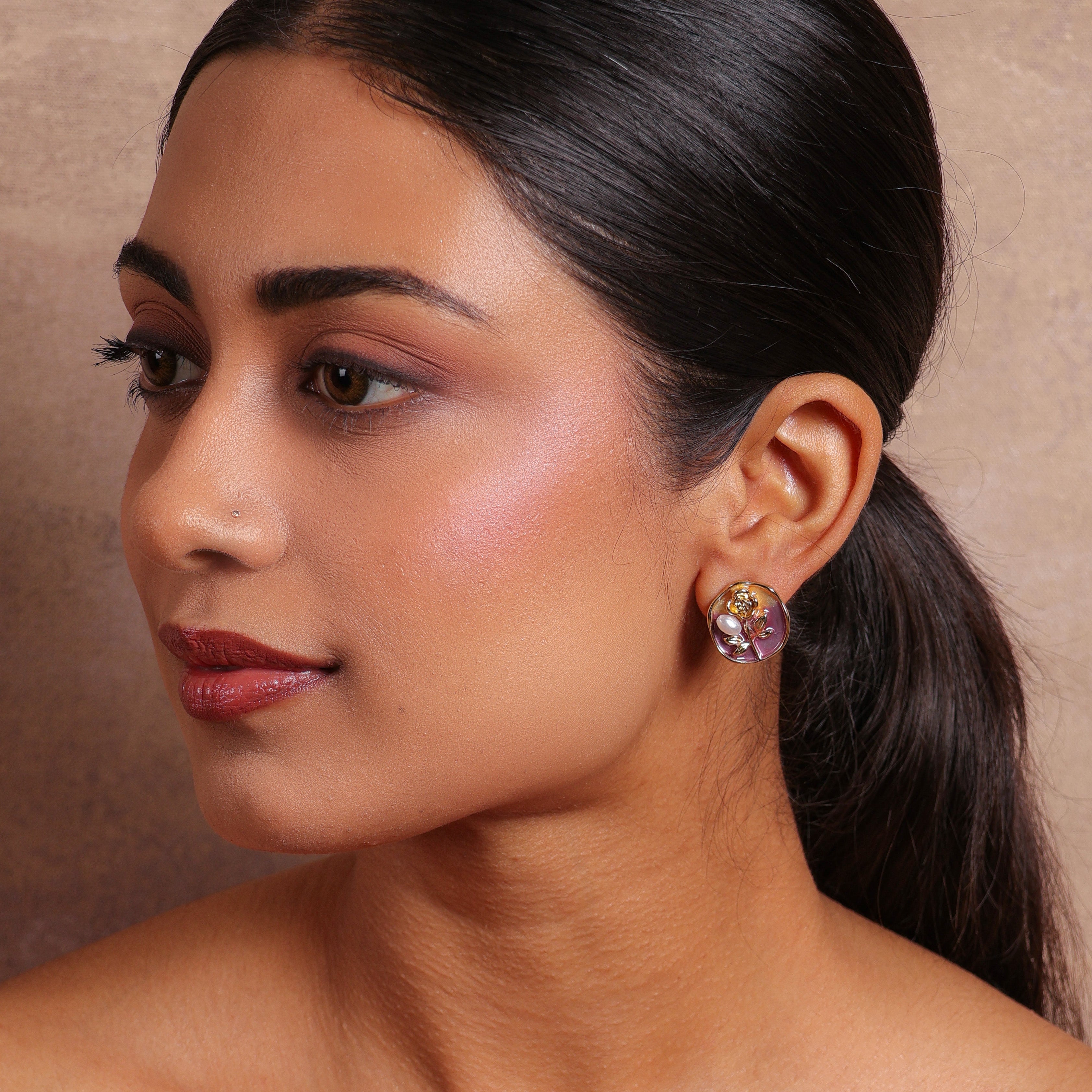 Petite charm studs