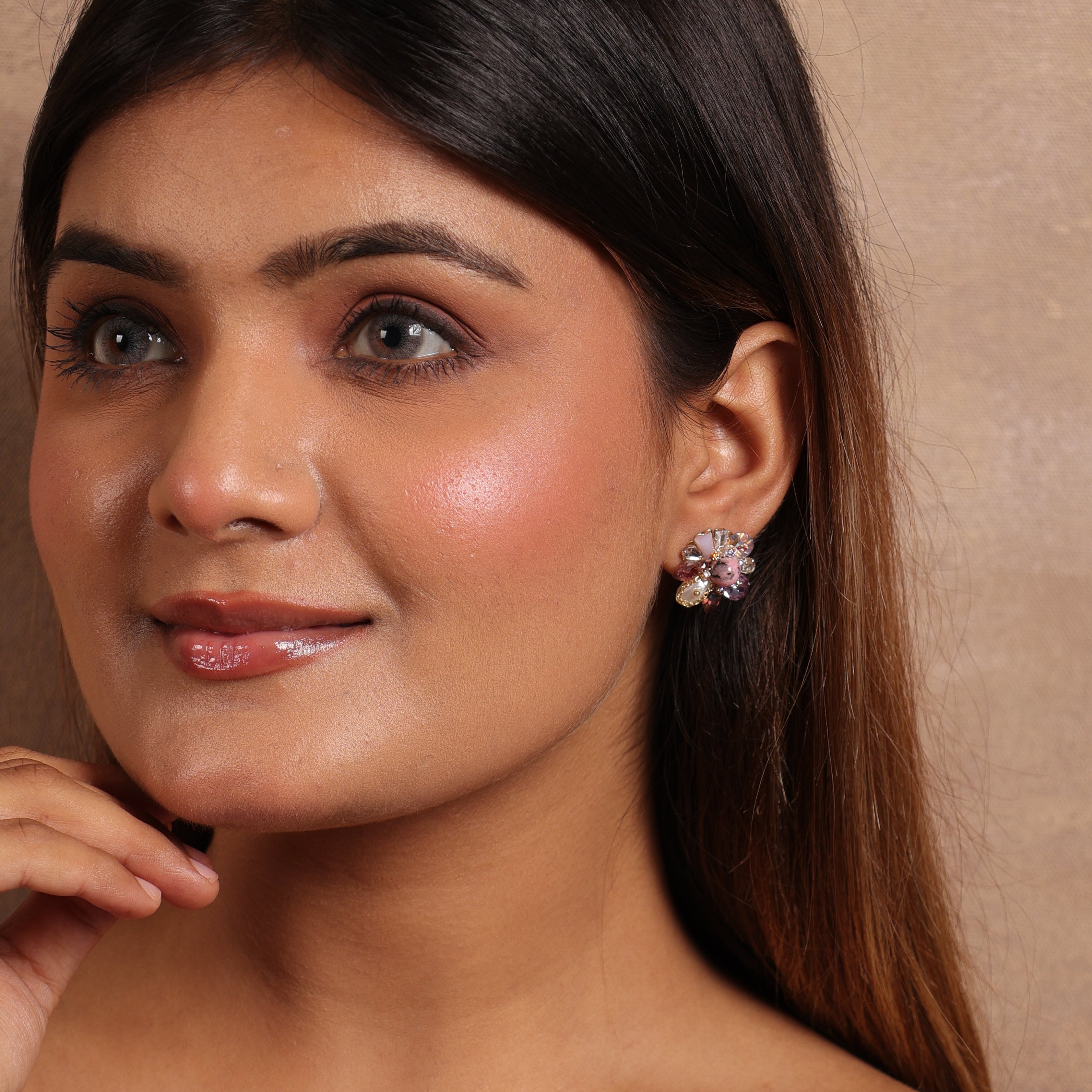 Crystal Mirage Studs