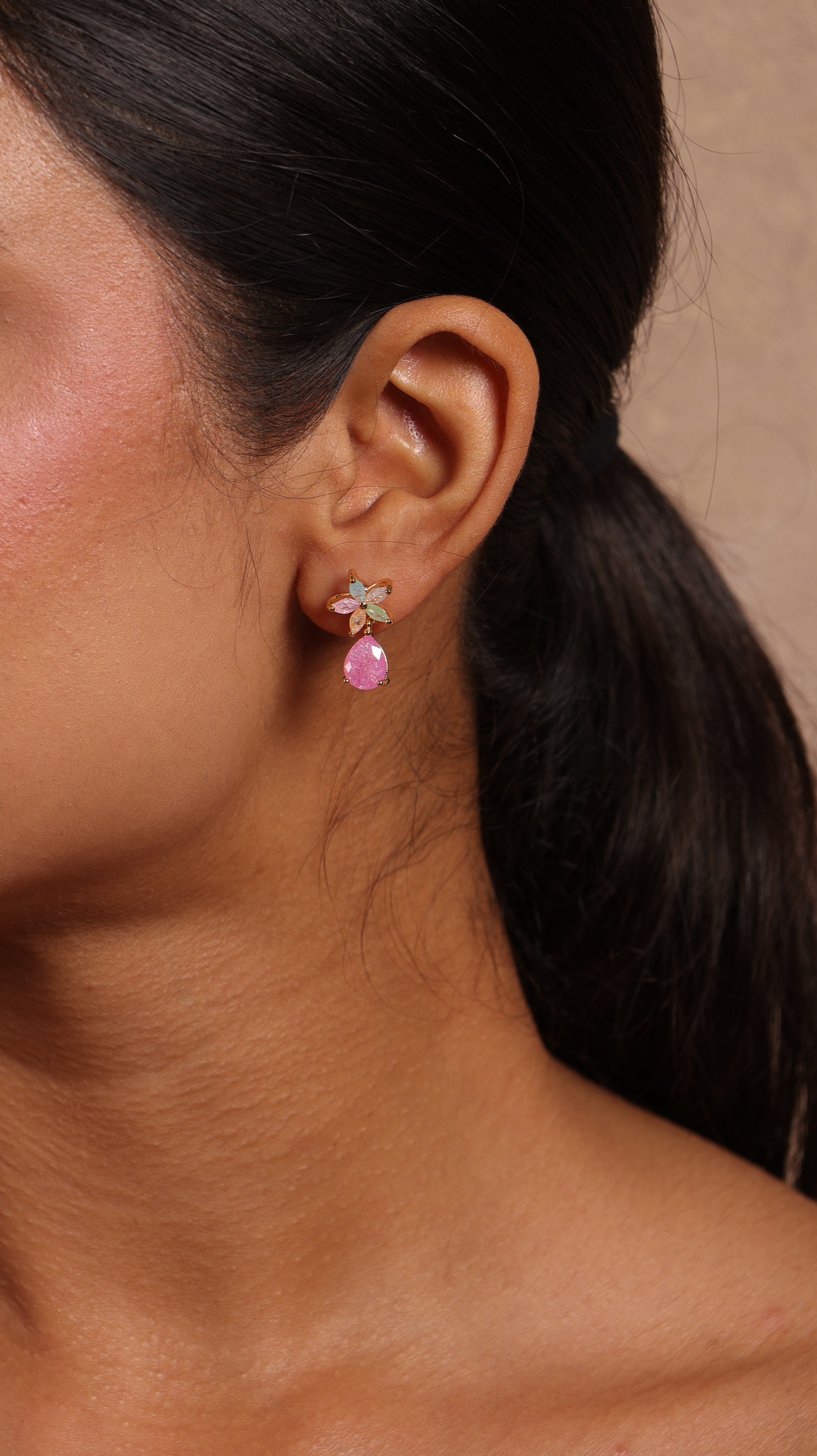Frosted Lilly Earrings