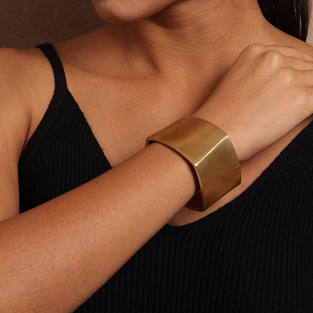 Gold Plated Statement Bracelet