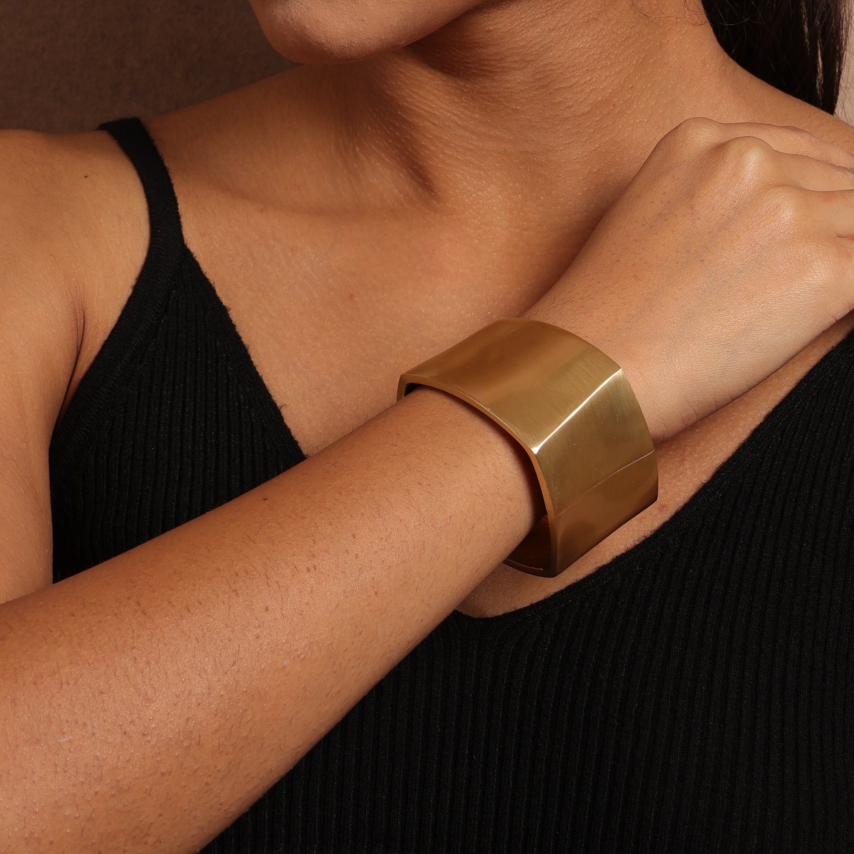 Gold Plated Statement Bracelet