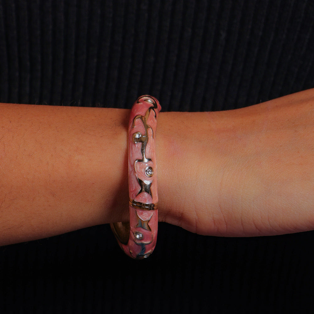 Meenakari Bracelet (Pink)