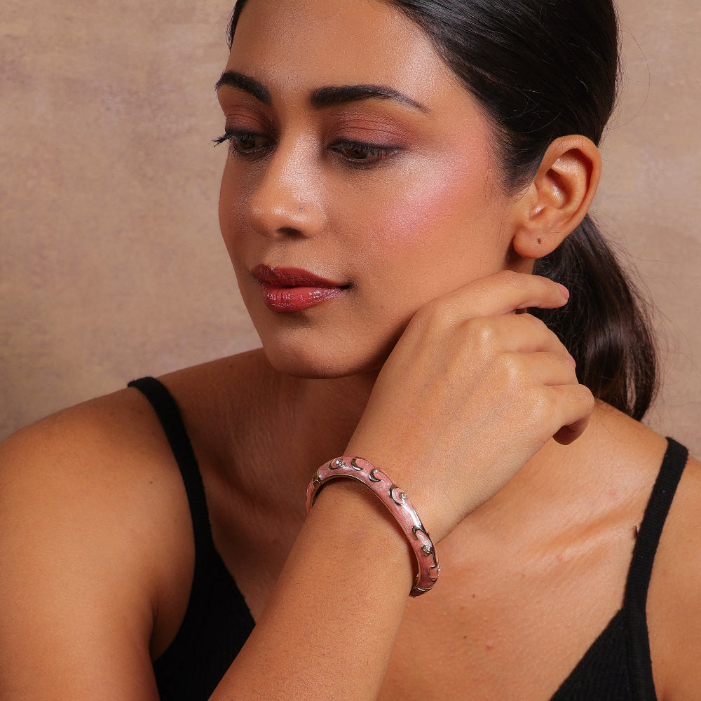 Meenakari Bracelet (Pink)