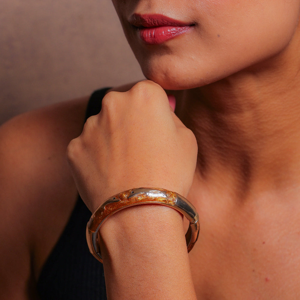 Wooden Meenakari Bracelet