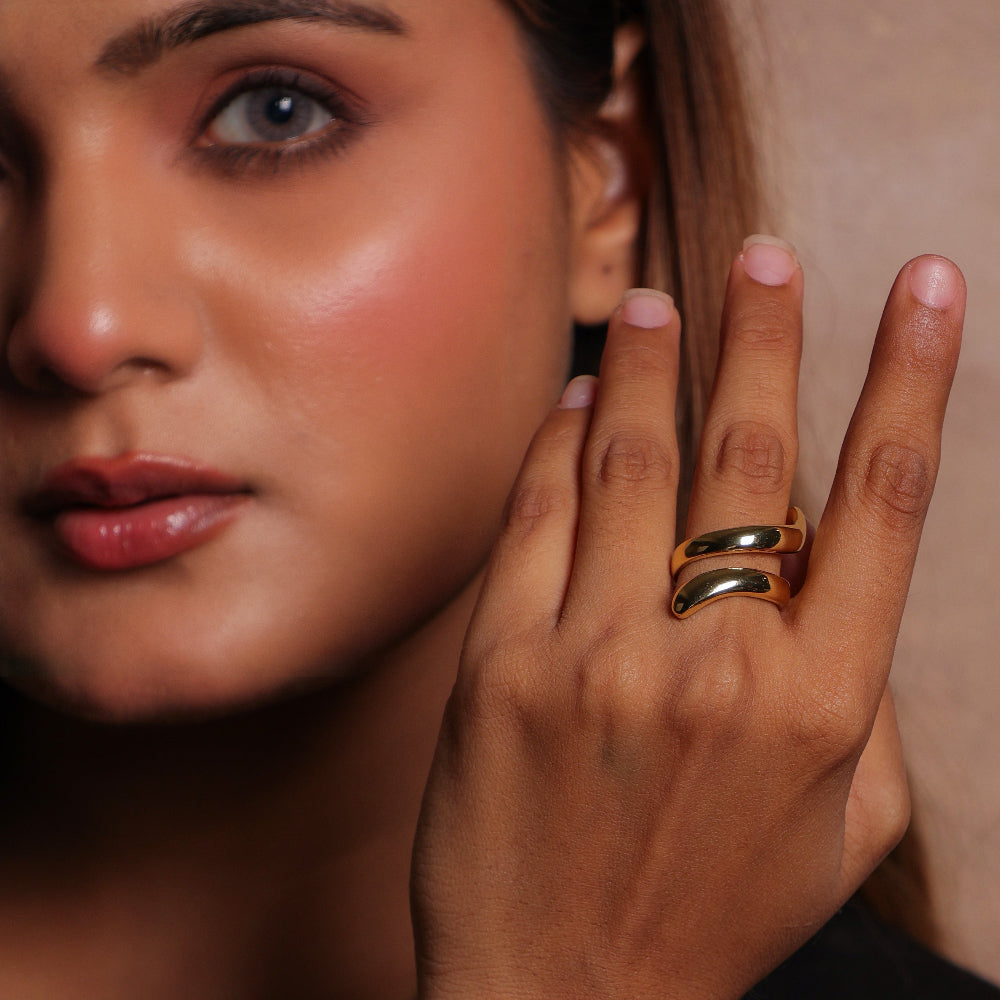 Twisted Open Ring