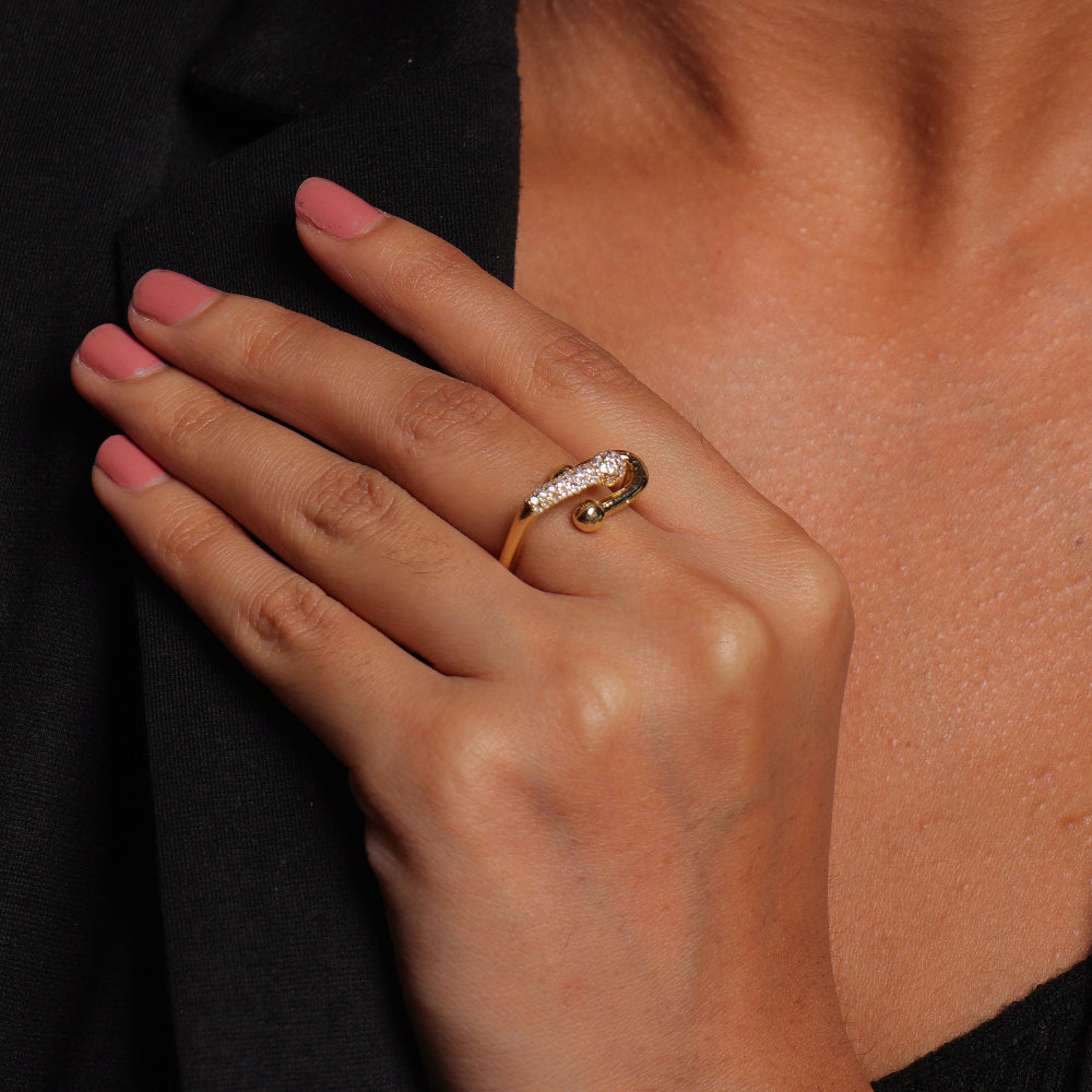 Sparkle Loop Ring