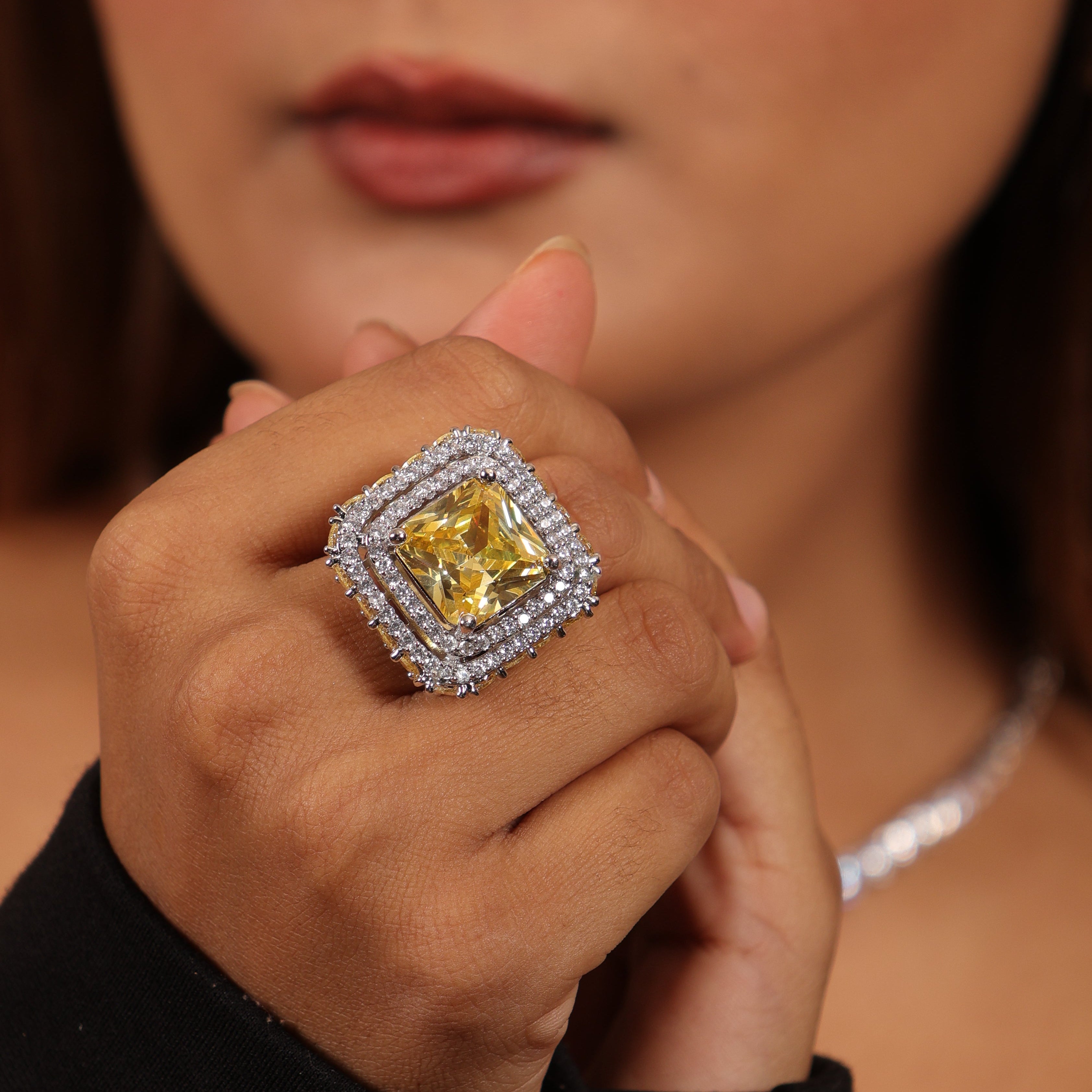 Yellow Sapphire ring