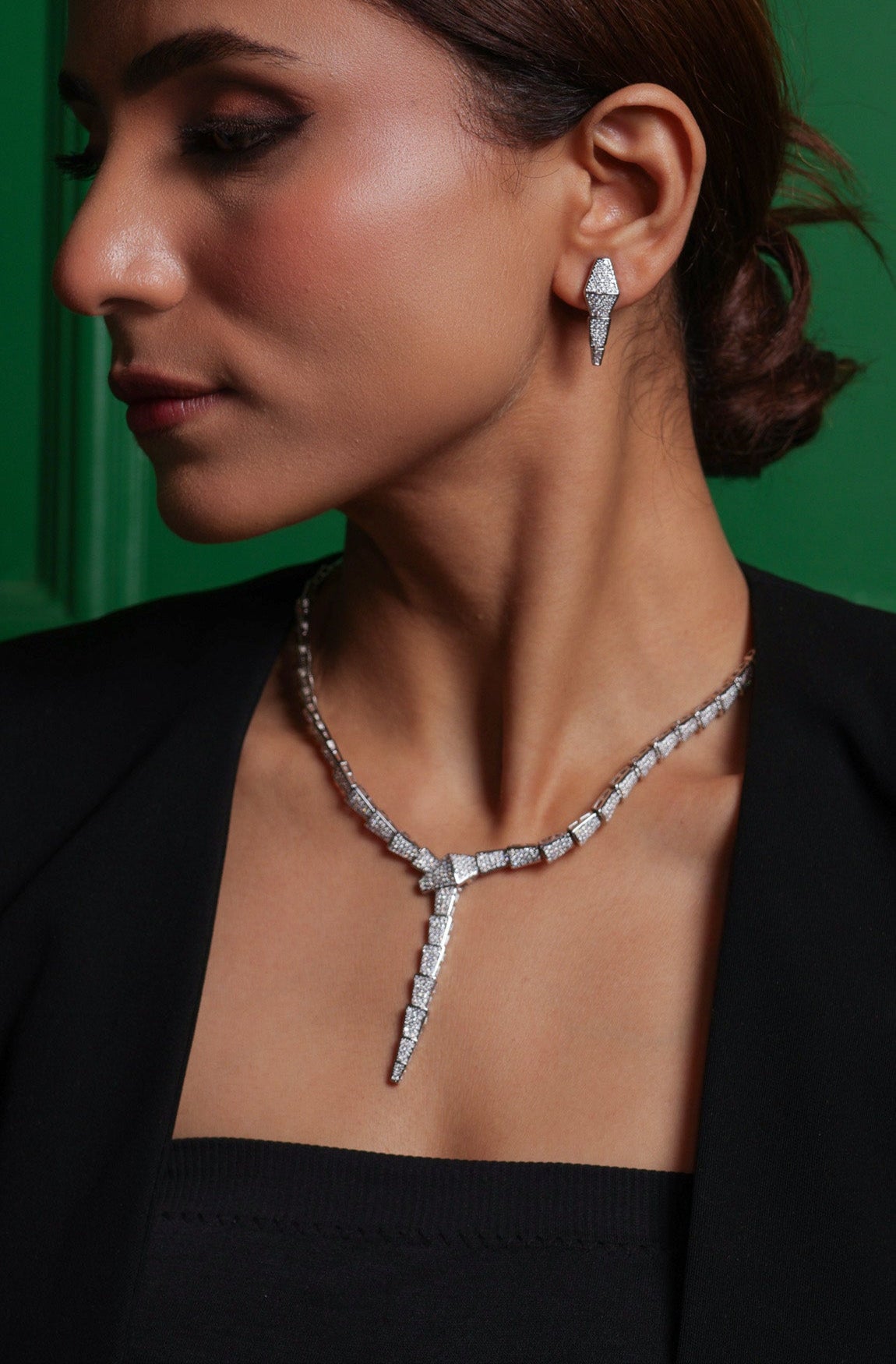 Serpentina CZ Necklace
