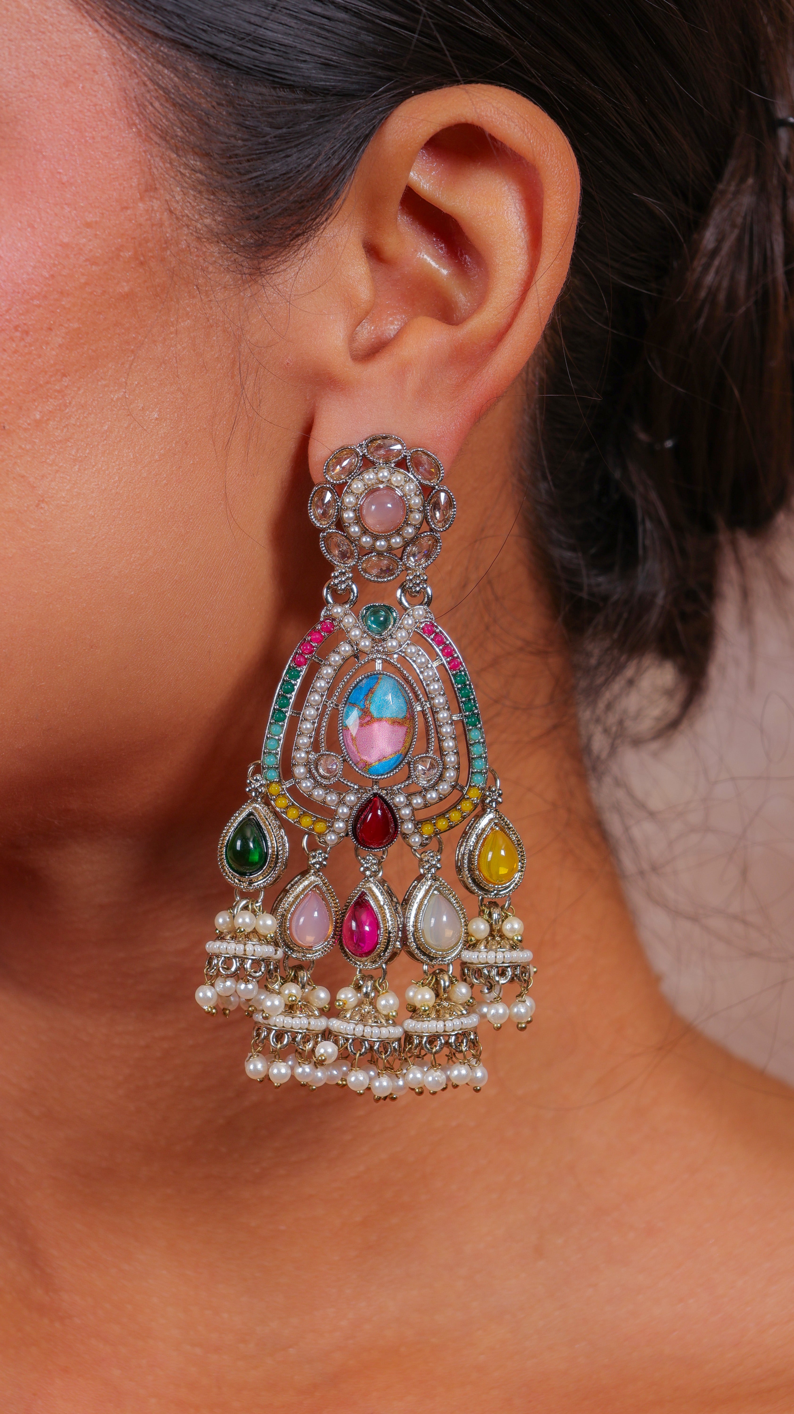 Colorful Charm jhumka