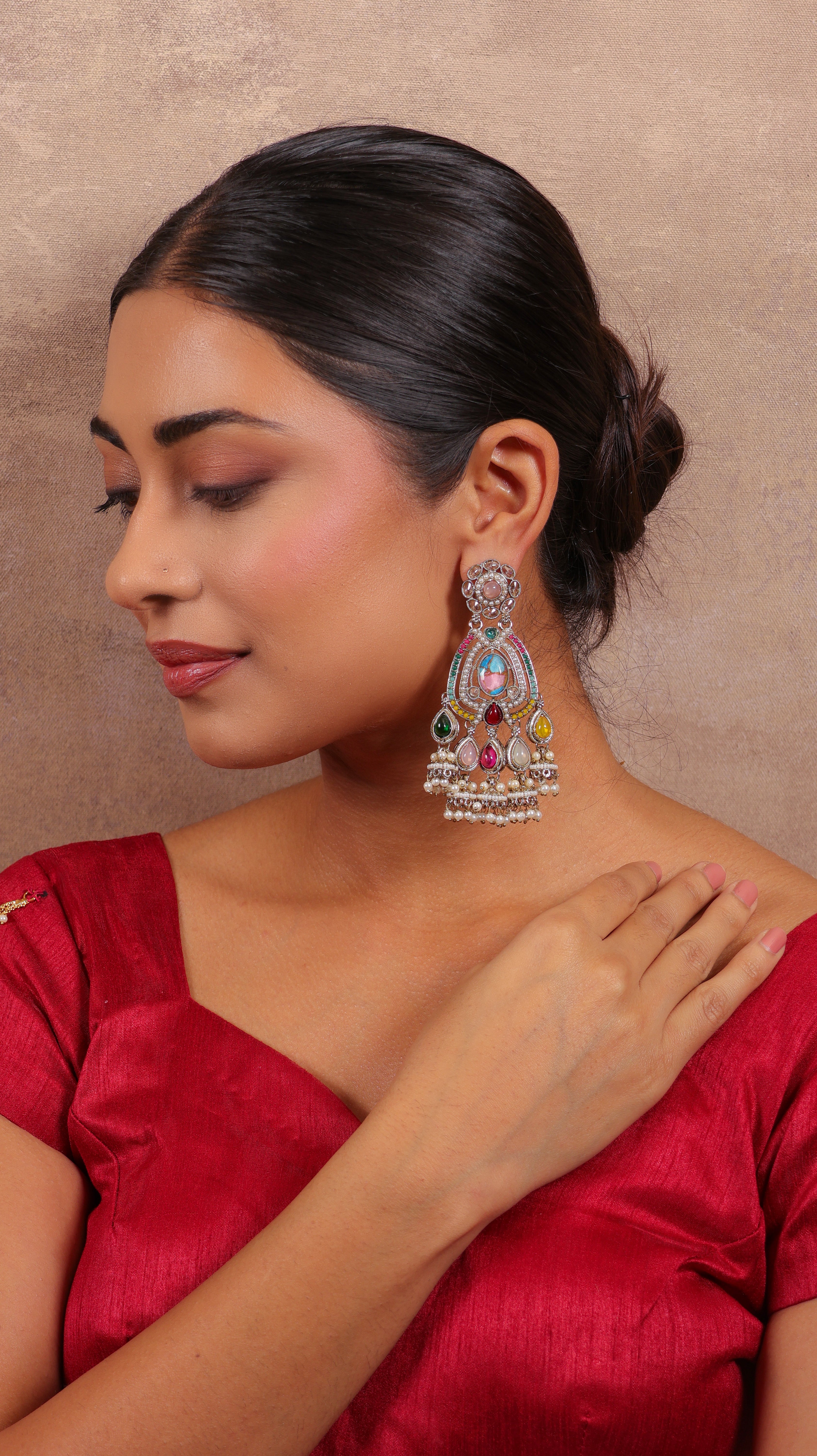 Colorful Charm jhumka