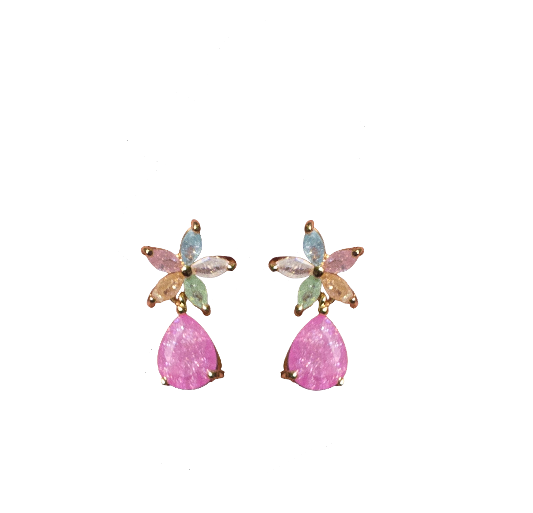 Frosted Lilly Earrings