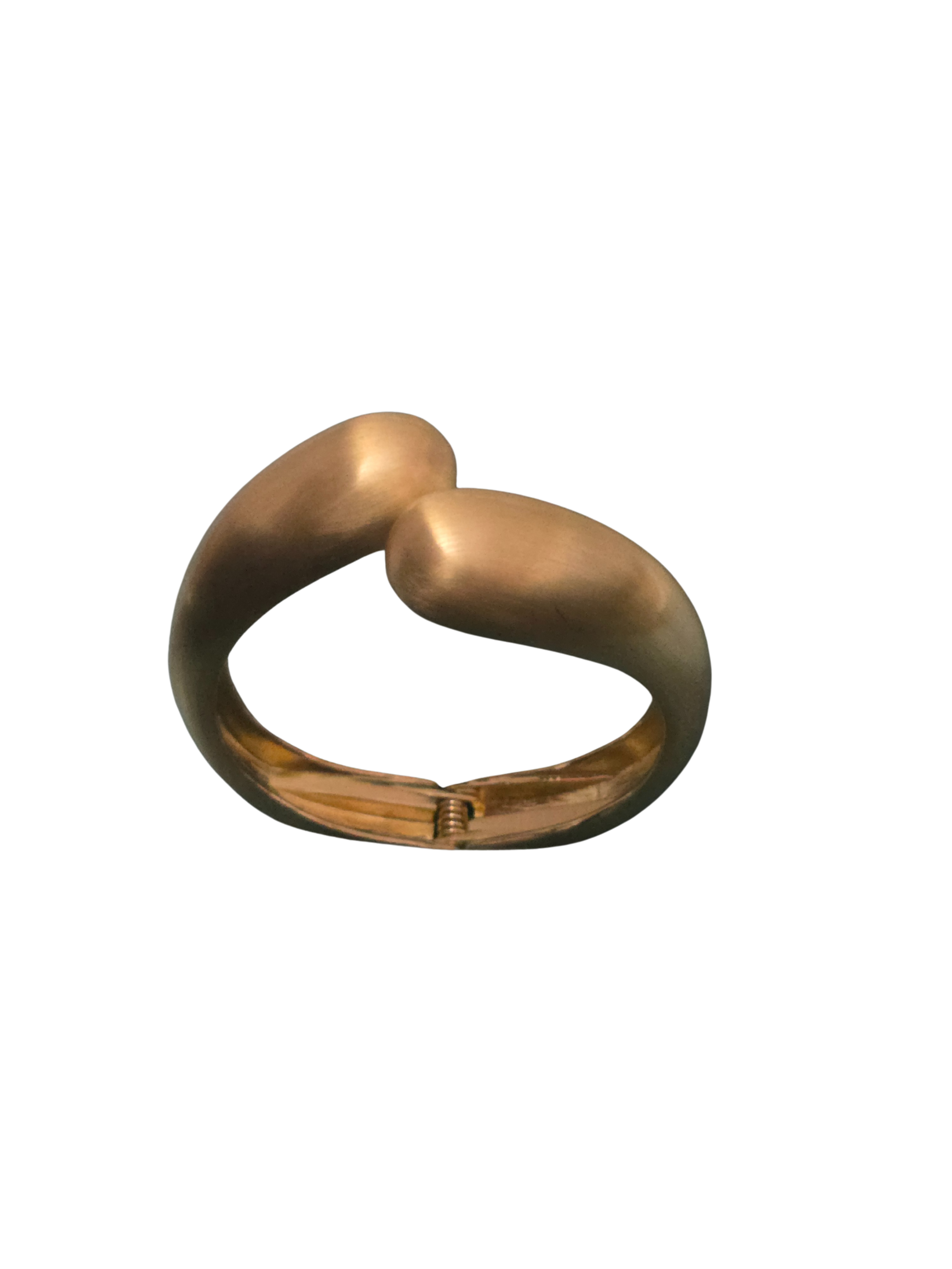 Gold Matt Open Bracelet